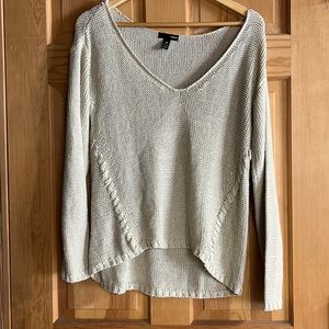 Aqua slouchy sweater